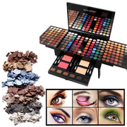 180 Colors Eyes Shadow Blush Set Personalized Piano-shaped Makeup Palette Box, 180 Color Eyeshadow Blush Palette