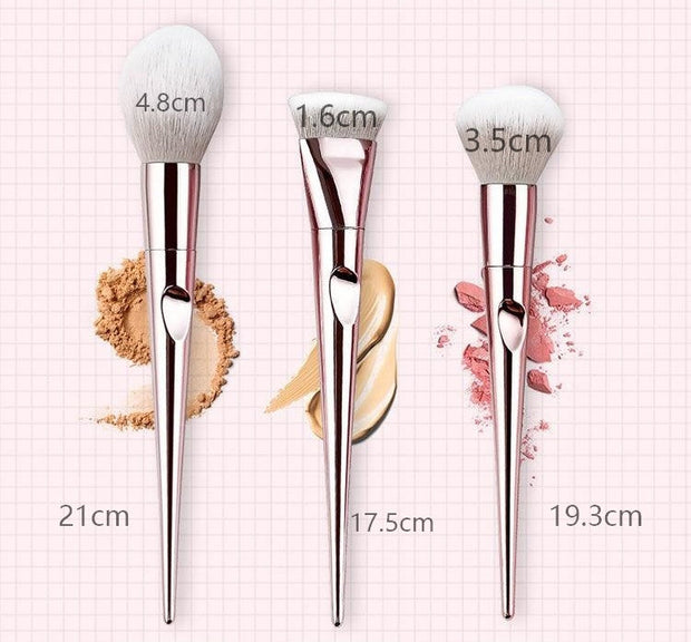 Makeup brush, Makeup Brush Set with Pink Clutch