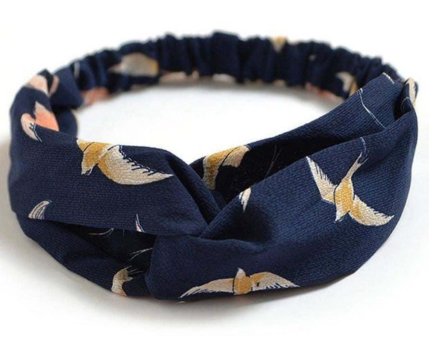 Women's Retro Style Printed Headband  Vintage Fashion Headband for Women