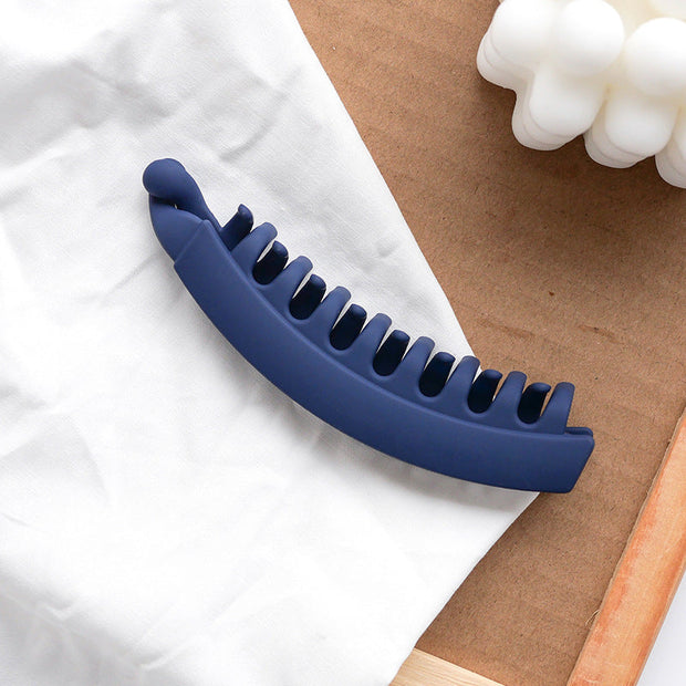 Banana Hair Clip Claws Banana Chic Hair Clamps Hairpin Strong Hold Ponytail Holder Clip Matte Banana Clips For Women Girls, Strong Hold Banana Hair Clip