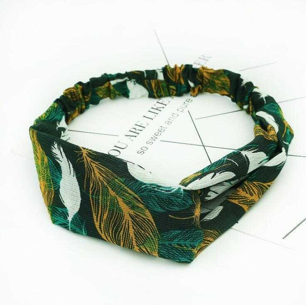 Women's Retro Style Printed Headband  Vintage Fashion Headband for Women