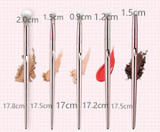 Makeup brush, Makeup Brush Set with Pink Clutch