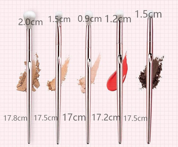 Makeup brush, Makeup Brush Set with Pink Clutch