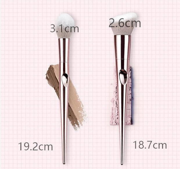 Makeup brush, Makeup Brush Set with Pink Clutch