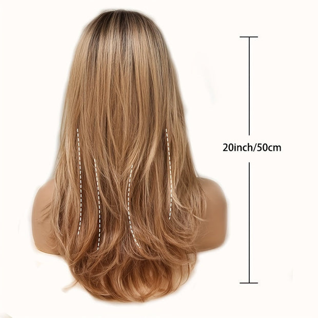  Heat-resistant Wig Elegant And Heat-resistant, Non-toxic Wig With Lon, Elegant Heat-Resistant Wig