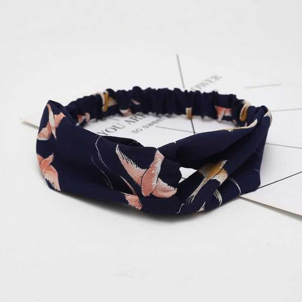 Women's Retro Style Printed Headband  Vintage Fashion Headband for Women