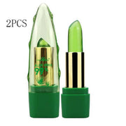 Aloe Vera Gel Color Changing Lipstick Gloss Moisturizer Anti-drying Desalination Fine-grain Lip Blam Care
