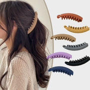 Banana Hair Clip Claws Banana Chic Hair Clamps Hairpin Strong Hold Ponytail Holder Clip Matte Banana Clips For Women GirlsStrong Hold Banana Hair Clip