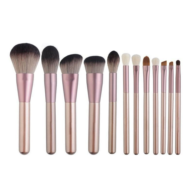 Makeup brush, Makeup Brush Set with Pink Clutch