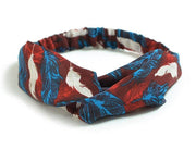 Women's Retro Style Printed Headband  Vintage Fashion Headband for Women