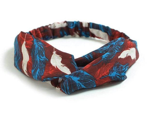 Women's Retro Style Printed Headband  Vintage Fashion Headband for Women