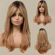  Heat-resistant Wig Elegant And Heat-resistant, Non-toxic Wig With Lon, Elegant Heat-Resistant Wig