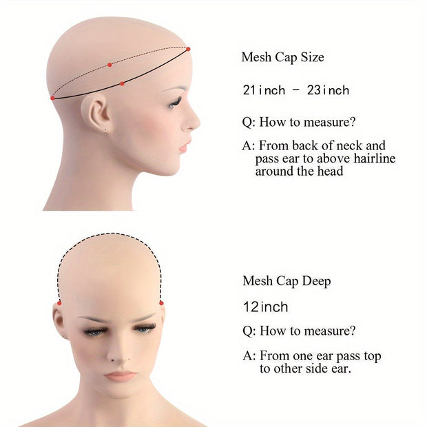  Heat-resistant Wig Elegant And Heat-resistan, Non-toxic Wig With Lon, Elegant Heat-Resistant Wig