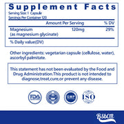Encapsulations Magnesium Glycinate  Supplement To Support Stress Relief, Sleep, Heart Health, Nerves, Muscles And Metabolism  With Magnesium Glycinate  120 Capsules